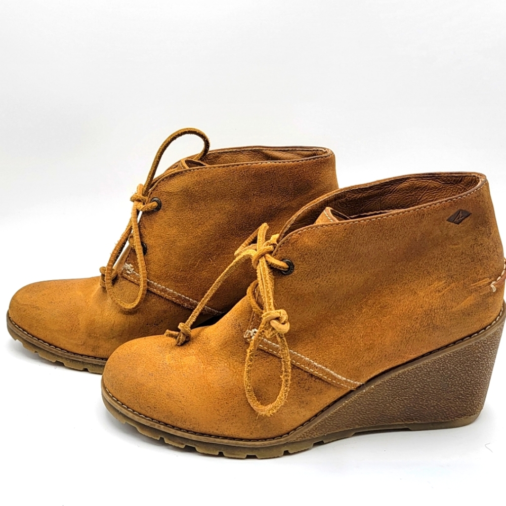 Sperry Top-Sider Women's Prow Wedge Ankle Booties Size‎ 8M. #1318